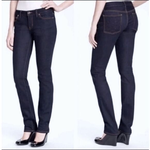 Tory Burch Super Skinny Jeans Size 27 - Picture 1 of 8